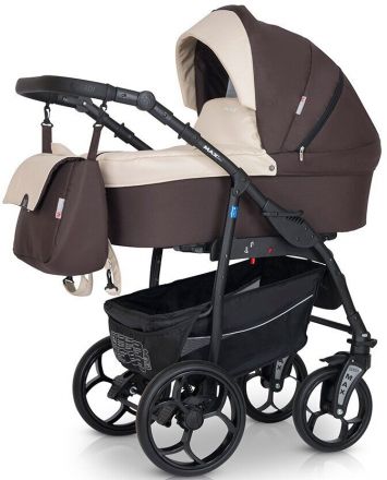 Детская коляска 3 в 1 Verdi Max Plus 05 brown
